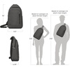 image:imageTravelon Anti Theft Urban Sling BagSlate