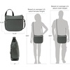 image:imageTravelon AntiTheft Active Medium Crossbody BagCharcoal
