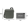 image:imageTravelon AntiTheft Active Small CrossbodyCharcoal