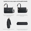 image:imageTravelon AntiTheft Addison Convertible CrossbodyBelt BagBlack