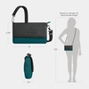 image:imageTravelon AntiTheft Addison Convertible CrossbodyBelt BagEvergreen