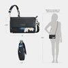 image:imageTravelon AntiTheft Addison Convertible CrossbodyBelt BagMidnight Floral