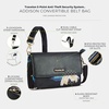 image:imageTravelon AntiTheft Addison Convertible CrossbodyBelt BagMidnight Floral