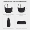image:imageTravelon AntiTheft Boho Crescent CrossbodyBlack