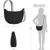 image:imageTravelon AntiTheft Boho Crescent CrossbodyBlack