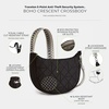 image:imageTravelon AntiTheft Boho Crescent CrossbodyBlack