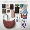 image:imageTravelon AntiTheft Boho Crescent CrossbodyPaprika