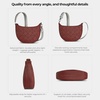 image:imageTravelon AntiTheft Boho Crescent CrossbodyPaprika