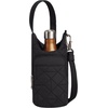 image:imageTravelon AntiTheft Boho Insulated Water Bottle ToteBlack