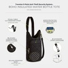 image:imageTravelon AntiTheft Boho Insulated Water Bottle ToteBlack