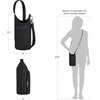 image:imageTravelon AntiTheft Boho Insulated Water Bottle ToteBlack
