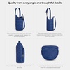 image:imageTravelon AntiTheft Boho Insulated Water Bottle ToteBlue
