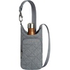 image:imageTravelon AntiTheft Boho Insulated Water Bottle ToteGray Heather