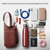 image:imageTravelon AntiTheft Boho Insulated Water Bottle TotePaprika