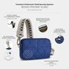 image:imageTravelon AntiTheft Boho Phone Sling  AntiTheftLush Blue