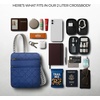 image:imageTravelon AntiTheft Boho Slim CrossbodyLush Blue