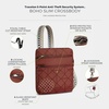 image:imageTravelon AntiTheft Boho Slim CrossbodyPaprika