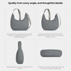 image:imageTravelon AntiTheft Boho Slouchy CrossbodyGray Heather