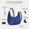 image:imageTravelon AntiTheft Boho Slouchy CrossbodyLush Blue