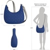 image:imageTravelon AntiTheft Boho Slouchy CrossbodyLush Blue