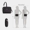 image:imageTravelon AntiTheft Classic Convertible Crossbody amp Waist PackBlack
