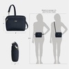 image:imageTravelon AntiTheft Classic Convertible Crossbody amp Waist PackMidnight