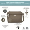 image:imageTravelon AntiTheft Classic Convertible Crossbody amp Waist PackNutmeg
