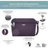 image:imageTravelon AntiTheft Classic Convertible Crossbody amp Waist PackPurple