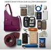 image:imageTravelon AntiTheft Classic Crossbody BagBurgundy