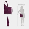 image:imageTravelon AntiTheft Classic Crossbody BagBurgundy