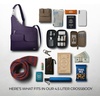 image:imageTravelon AntiTheft Classic Crossbody BagPurple