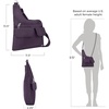 image:imageTravelon AntiTheft Classic Crossbody BagPurple