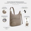image:imageTravelon AntiTheft Classic Essential Messenger BagHazelnut