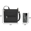 image:imageTravelon AntiTheft Classic Mini Shoulder BagBlack