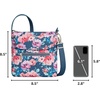 image:imageTravelon AntiTheft Classic Mini Shoulder BagBlossom Floral
