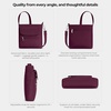 image:imageTravelon AntiTheft Classic Mini Shoulder BagBurgundy