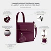 image:imageTravelon AntiTheft Classic Mini Shoulder BagBurgundy