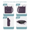 image:imageTravelon AntiTheft Classic Mini Shoulder BagDeep Purple