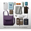 image:imageTravelon AntiTheft Classic Mini Shoulder BagDeep Purple