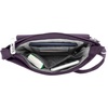 image:imageTravelon AntiTheft Classic Mini Shoulder BagDeep Purple
