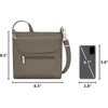 image:imageTravelon AntiTheft Classic Mini Shoulder BagNutmeg