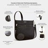 image:imageTravelon AntiTheft Classic NorthSouth Crossbody BagBlack