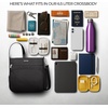 image:imageTravelon AntiTheft Classic NorthSouth Crossbody BagBlack