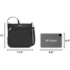 image:imageTravelon AntiTheft Classic NorthSouth Crossbody BagBlack