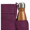 image:imageTravelon AntiTheft Classic NorthSouth Crossbody BagBurgundy
