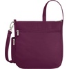 image:imageTravelon AntiTheft Classic NorthSouth Crossbody BagBurgundy