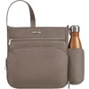 image:imageTravelon AntiTheft Classic NorthSouth Crossbody BagHazelnut