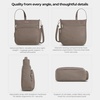 image:imageTravelon AntiTheft Classic NorthSouth Crossbody BagHazelnut