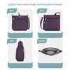 image:imageTravelon AntiTheft Classic NorthSouth Crossbody BagPurple