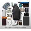image:imageTravelon AntiTheft Classic Sling BagBlack